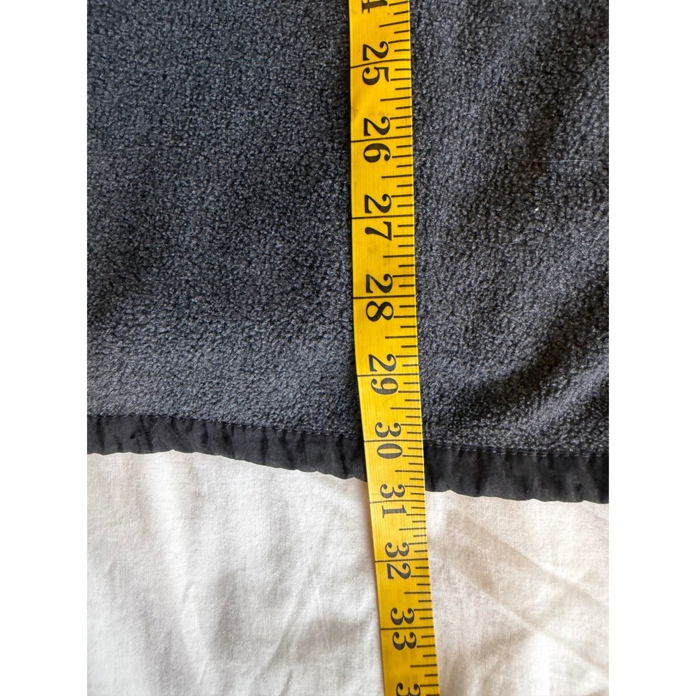 Aeropostale Mens XXL Quarter Zip Fleece Hoodie Colorblock Grey Black AERO NY - Picture 5 of 8